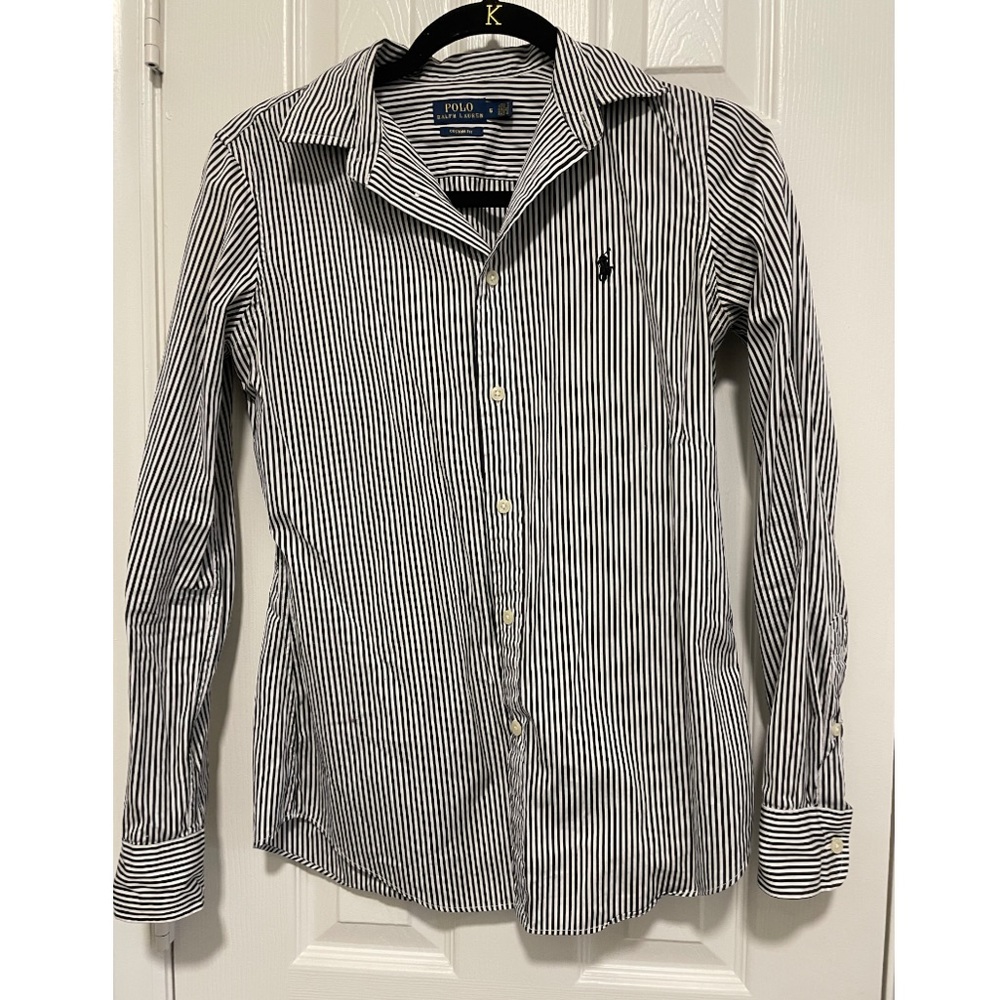 POLO Ralph Lauren custom fit button down shirt. Size US 6.